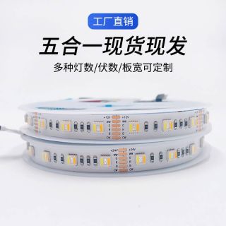 RGB CCT 5050雙色溫調光五合一6線復合燈帶 DC12V/24V - 1