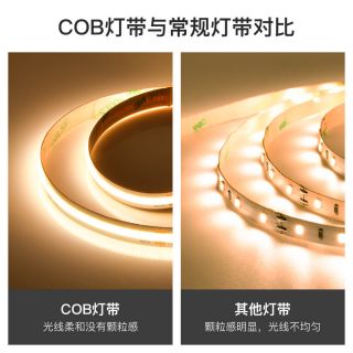 COB512燈每米單色工程裝飾照明可調(diào)燈帶DC24V - 3