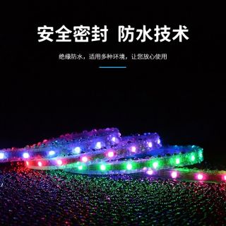 RGB3535幻彩燈帶內(nèi)置芯片WS2812B單點(diǎn)單控DC5V - 3