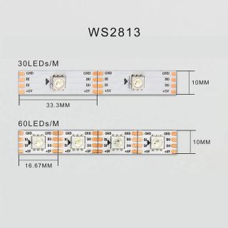 WS2818 RGB可尋址LED燈帶 DC12V - 1